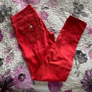 Red True Religion Jeans SZ 28